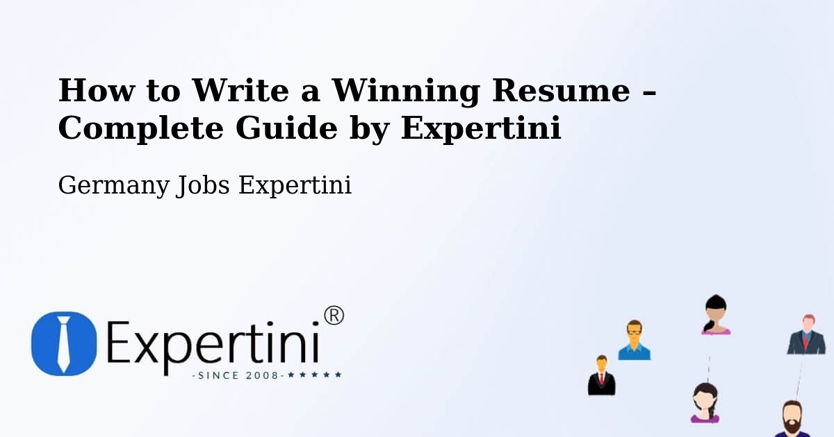 Resume Writing Guide for Job Seekers – Quickborn - Quickborn, Germany Jobs Expertini